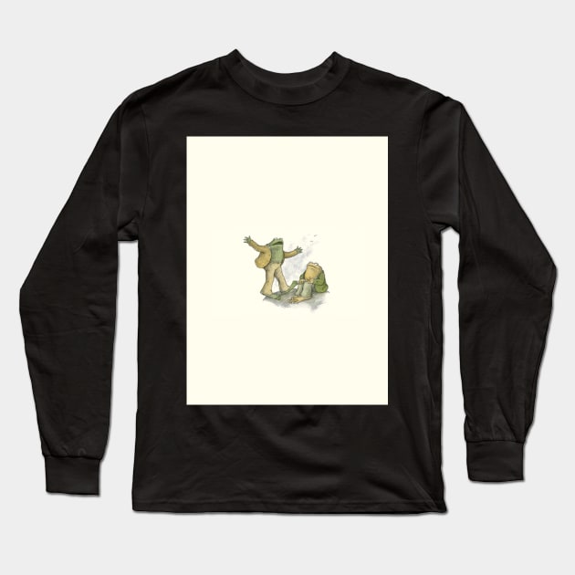 frog and toad Long Sleeve T-Shirt by tan-trundell